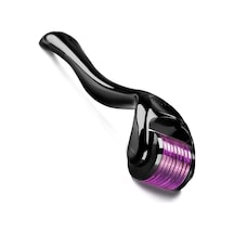 Titanyum Uçlu Dermaroller 0.5mm Siyah Roller Iğneli Masaj Aleti Saç Tarak 540 İğne Karışık