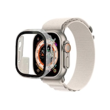 Apple İle Uyumlu Watch Ultra 49mm Watch Gard 01 Kasa Ve Ekran Koruyucu Renksiz Çok Renkli