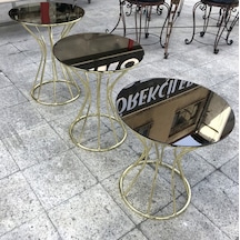 Brc Kum Saati Zigon Düz Siyah Desen Metal Transmisyon Çelik Gold Renk Kaplama El Yapım