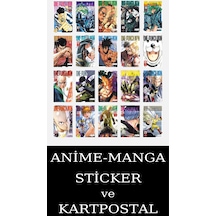 One Punch Man 6-25 Eksiksiz Manga Seti 20 Kitap / Tek Yumruk / Anime-manga Sticker Ve Kartpostal