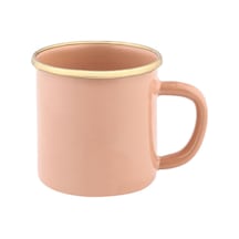 3 Adet Hometime Emaye Zırhlı Kupa Cappucino 400 Cc Çok Renkli