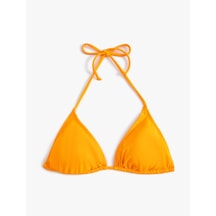 Koton Üçgen İpli Bikini Üstü Basic Turuncu 4sak10202mm Turuncu
