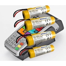 4 X Ingenico Iwe 280 Iwe280 Iwe281 Yazar Kasa Pos Bataryası Pili