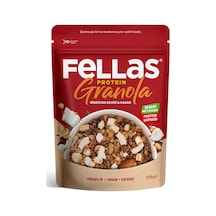 Fellas Vegan Protein Granola Hindistan Cevizi & Kakao 270g - 6 Adet Tarı