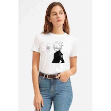 Anime Tokyo Ghoul Anteiku Baskılı Beyaz Kadın Tshirt (534307754)