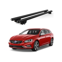 Kanca Volvo V60 Sw 2010-2018 Uyumlu Siyah Kilitli Ara Atkı 120cm Port Bagaj Tavan Barı