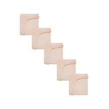 Cotenconcept 5 Adet 50 X 90 + 10 Cm Anne Yanı Lastikli Penye Kumaş Bebek Çarşafı Çok Renkli
