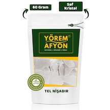 Yörem Afyon Kristalize Cevher Çok Amaçlı Saf Tel Nişadır, İplik Nişadır Amonyum Klorür 60gr.