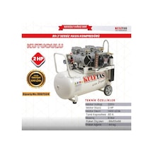 Hava Kompresörü Sessiz Kurutulucu 80lt 2hp Kuletaş