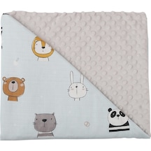 Yumuşak Pamuklu Bebek Battaniyesi - Nefes Alabilir, Masaj Noktalı, Tüm Mevsimler İçin Uygun 110x158cm Diğer DiğER