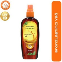 Watsons Bronzlaştırıcı Yağ Spf10 150ml