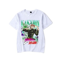 Noıssey Kırmızı Etiket Gala Unisex Jojo Tuhaf Macera T-shirt Model43 16749 Siyah