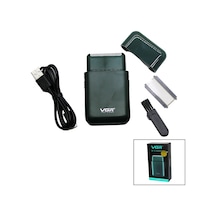Seyahat Tipi 2ın1 Sıfır Sakal - Çizim Traş Makinesi Usb Şarjlı V-390