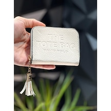 Velse Unisex Kart Bölmeli Bozuk Para Bölmeli Çok Gözlü Cüzdan Vls.czdn.0013 Krem