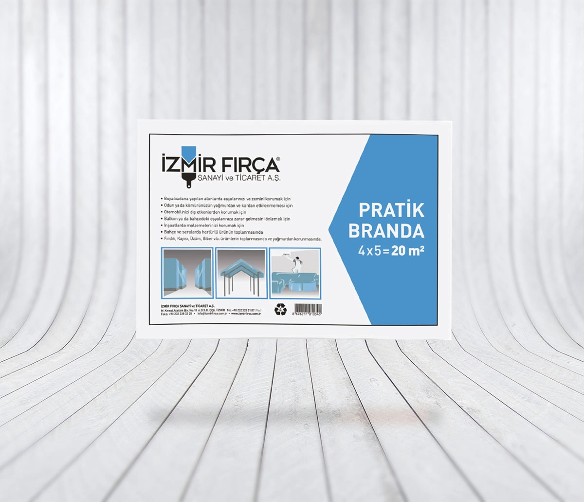 Lna Kalın Pratik Branda Örtü 20 M2 6 Paket