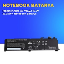 Monster Abra A7 V16.2.1 15.4v 53.35wh Notebook Batarya 21193996