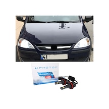 Opel Corsa C Led Xenon Uzun Far Ampulü H7 Ultimate 9500 Lumens Yeni Seri Beyaz 2000-2006