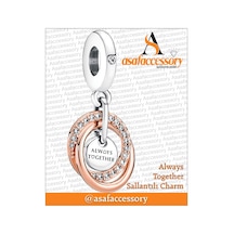 Always Together Sallantılı Charm Gümüş Kaplama
