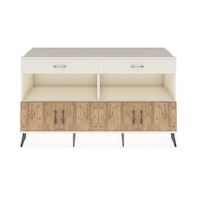 Hyperion Konsol 2 Raflı 2 Çekmeceli 4 Kapaklı 176x44x99 Aytaşı-çam/aytaşı Aytası/atlas Çam - Aytası