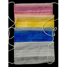 Make Soly Care 3 Katlı Renkli Burun Telli 2 Kutu 100 Adet