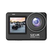 Sjcam SJ10 Pro Dual Screen 20MP 4K60 8X Dijital Zoom 154° 240FPS Kılıfsız 5M Dalış H.265 1300mAh Aksiyon Kamerası Siyah