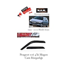 Peugeot 106 1992-2002 Model 4'Lü Mugen Cam Rüzgarlığı