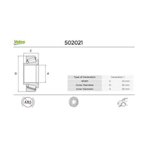 Dacia Duster Arka Aks Bilyasi 2018-2024 Valeo 502021