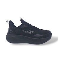 Lescon Street Runner 2 Siyah Yürüyüş Koşu Spor Ayakkabı Siyah