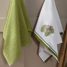 Maxstyle Pamuk Mutfak Havlusu 40x60 Cm 2li Fındık Çok Renkli
