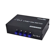 4 Port Vga Switch 4 Port Vga Seçici Seçmeli Vga Switch Kayıt Cihazı Kasa Vga Switch