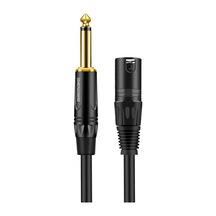 Chuangyinshop Profesyonel Ses Kablosu Xlr Erkek 6.35 Ts Mikrofon Kablosu 15ft