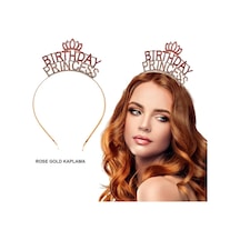 Birthday Princess Kristal Taç Rose Gold Kaplama Çocuk