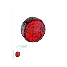 24v Stop Lamba Universal Ledli Kırmızı Tek Renk Stop