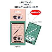 Oto Ayna Askılı İpli Kalın Karton Zafira Koku 10x6,5cm Saf Esans
