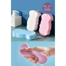Banyo Vücut Duş Süngeri Sihirli Vücut Ölü Deri Sökücü Vücut Masaj Peeling Fırçası Süngeri Karışık