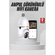 Wifi Güvenlik Kamerası 360 Derece Dönebilen Harekete Duyarlı Gece Görüşlü Ampul Wifi Güvenlik Kamerası 360 Derece Dönebilen Harekete Duyarlı Gece Görüşlü Ampul