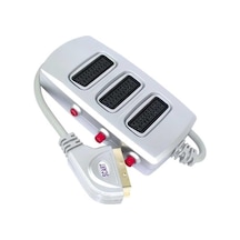 Scart Dağıtıcı 3 Lü Silver Butonlu