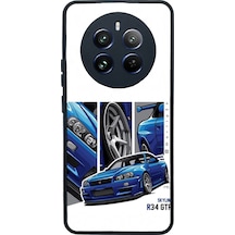 Oppo Realme 12 Gtr Tasarımlı Glossy Telefon Kılıfı Çok Renkli