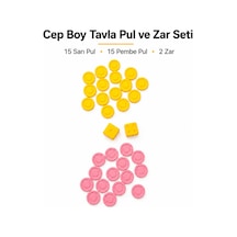 Cep Boy Tavla Pul Ve Zar Seti