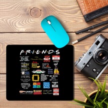 Friends Quotes Mouse Pad Mousepad
