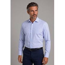 Bisse Mavi Regular Fit Cepsiz İtalyan Yaka Uzun Gömlek Gmczg261077 D35 Bisse Mavi Regular Fit Cepsiz İtalyan Yaka Uzun Gömlek Gmczg261077 D35