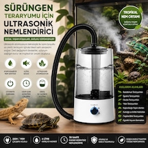 Sürüngen Teraryumu Nemlendirici Sis Makinesi - Ultrasonik Otomatik Buhar Üretici Bukalemun, İguana