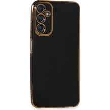 Samsung Galaxy Uyumlu , A05s Kılıf Volet Silikon - Siyah
