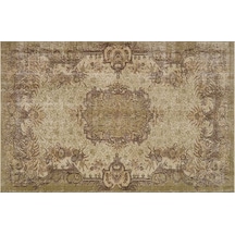 Klasik Modern Vintage Eskitme El Dokuma Halı 1,67 X 2,6 Cm 9251