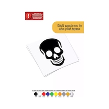 Sevimli Kuru Kafa - Araç, Oto, Laptop, Duvar Uyumlu Sticker 15 21 Cm