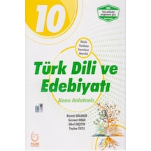 10.Sınıf Türk Dili ve Edebiyatı Konu Anlatımlı -  Palme Yayınları