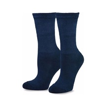 Tezzgelsin Organik Pamuklu Diabetik Çorap Lacivert