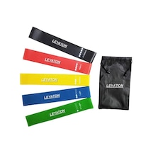 5'li Aerobik Band Latex Aerobik Bandı Pilates Yoga Lastiği Set