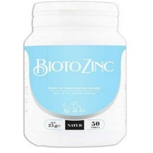 Bioto Zinc Kedi Ve Köpek Tüy Dökülmesi Karşıtı Çinko Ve Deri Bakım Takviyesi 50 Tablet