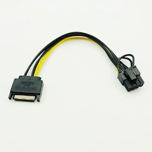 8 Pin Sata Power Ekran Kartı Kablosu 6+2 Pin Ekran Kartı Power Kablosu 8 Pin Sata Power Kablo